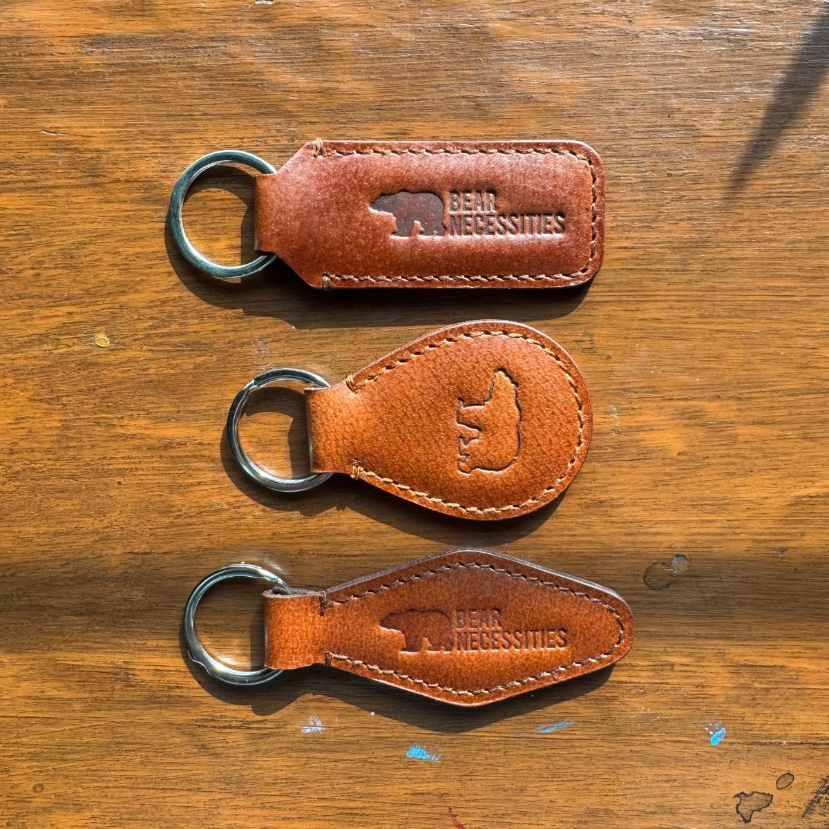 Vintage Leather Keychains