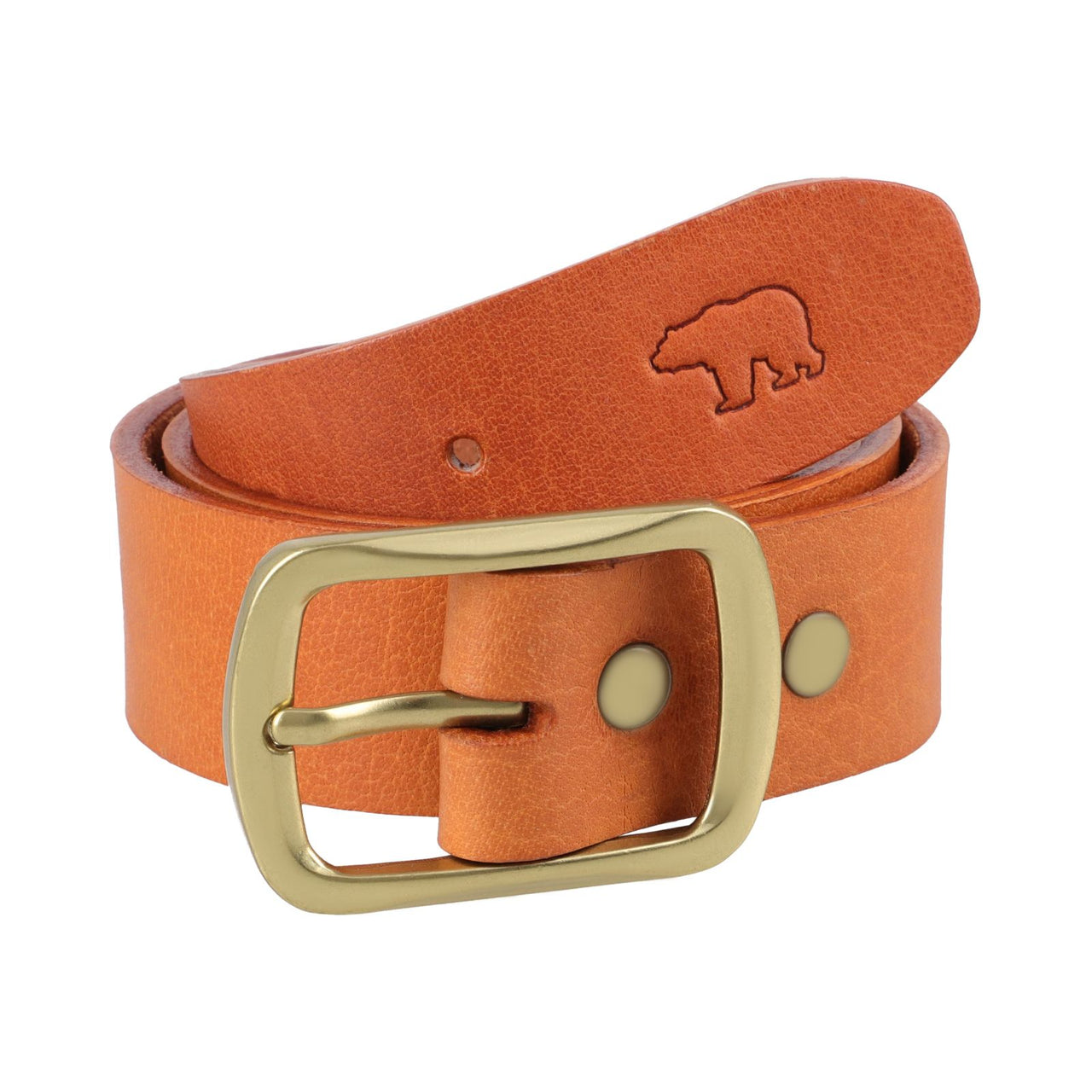 Colonel Leather Belt - Natural