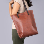Basic Tote - Leather {product-type} - Bear Necessities